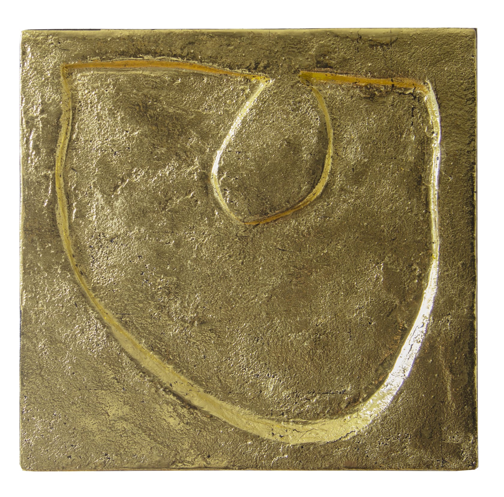 Anna Pietrzak Imprint, 2020 24K gold leaf, acrylic, and mixed media on wood panel, 18 x 18 inches (45.7 x...