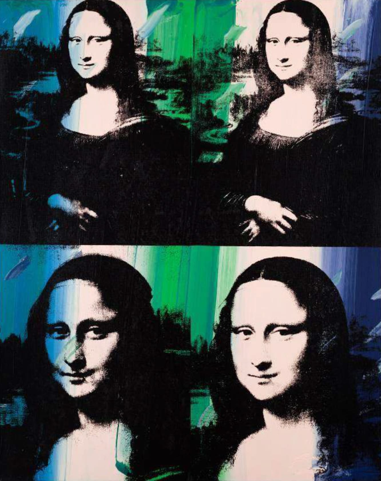 Andy Warhol, Mona Lisa Four Times, 1978