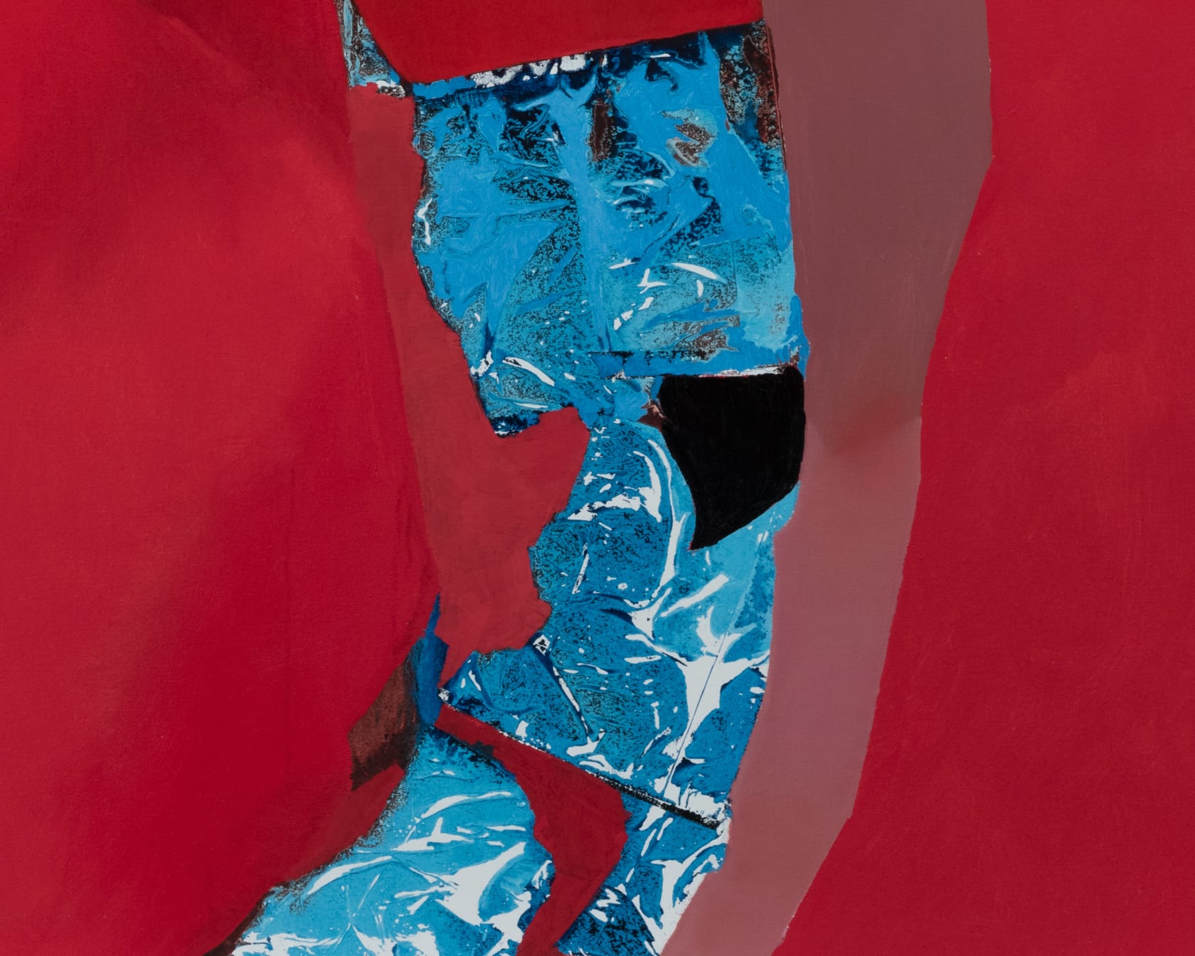 Dorothy Hood Tough Homage to Arshile Gorky, circa 1970s Oil on canvas, 90 x 50 in. (228.6 x 127 cm)