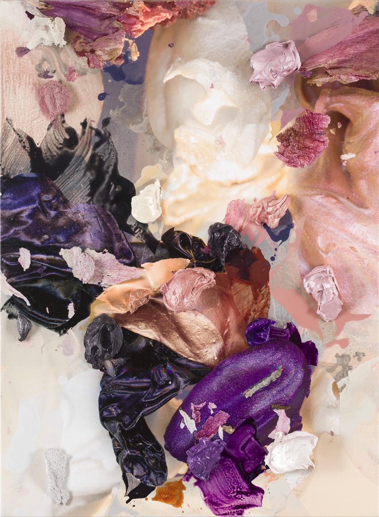 André Hemer These days (July 22, 19:48 CEST), 2020 Acrylic and pigment on canvas, 30 x 22 inches (76.2 x...