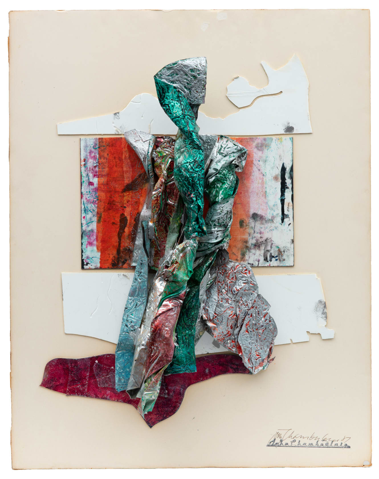 John Chamberlain, Empty Walls Project #9, 1987