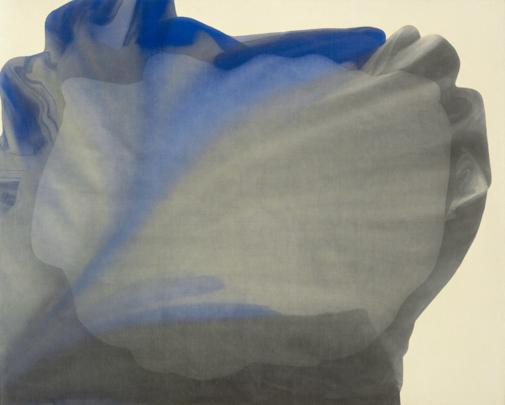 Irene Monat Stern Untitled, circa 1975 Acrylic on unprimed canvas, 42 x 52 1/2 inches (106.7 x 133.3 cm)