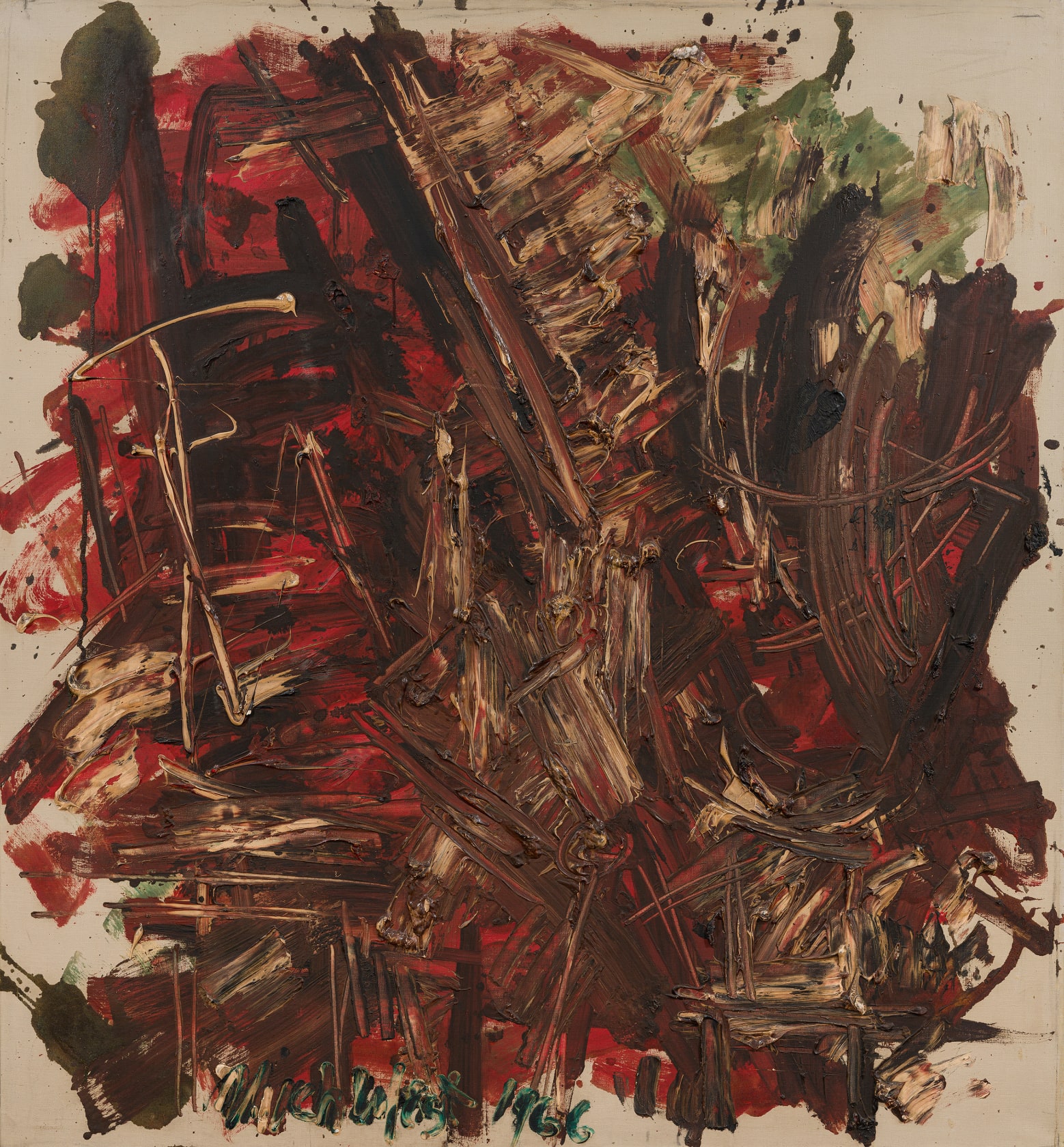 Michael (Corinne) West The Phoenix, 1965–6 Oil on canvas, 51 1/4 x 48 in. (130.2 x 121.9 cm)
