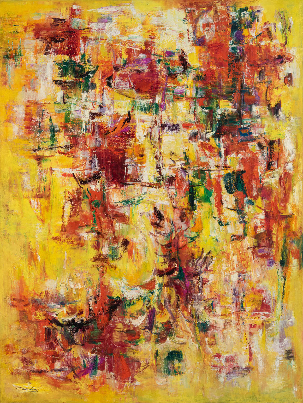 Norman Carton Untitled #676, 1954 Oil on canvas, 51 x 38 in. (129.5 x 96.5 cm)