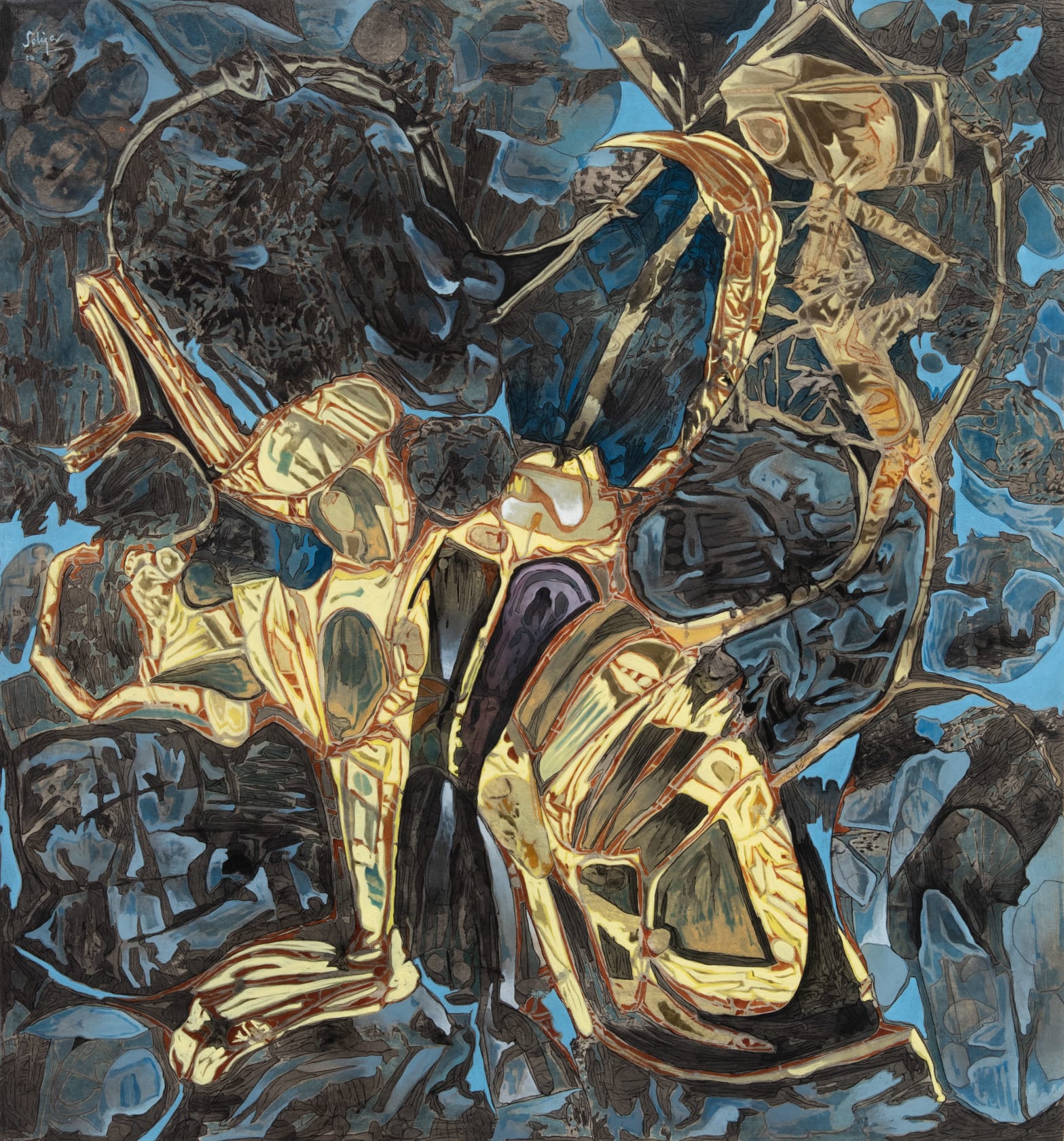 Charles Seliger, Confrontation: Scorpion and Tarantula, 1950