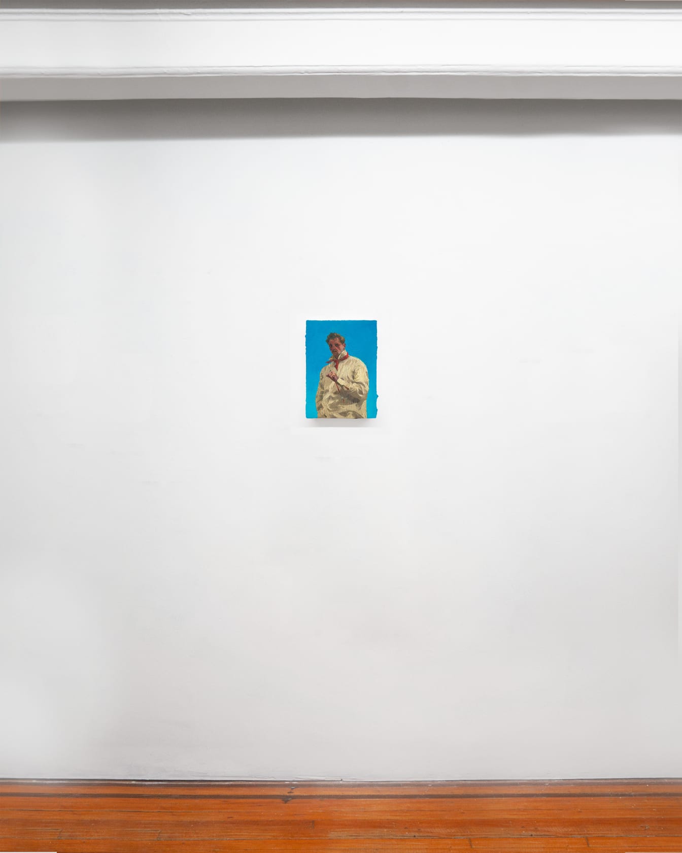 Samuel Guy Privateer, 2025 Oil on panel, 13 1/4 x 9 1/4 x 1 3/4 in. (33.7 x 23.5 x...