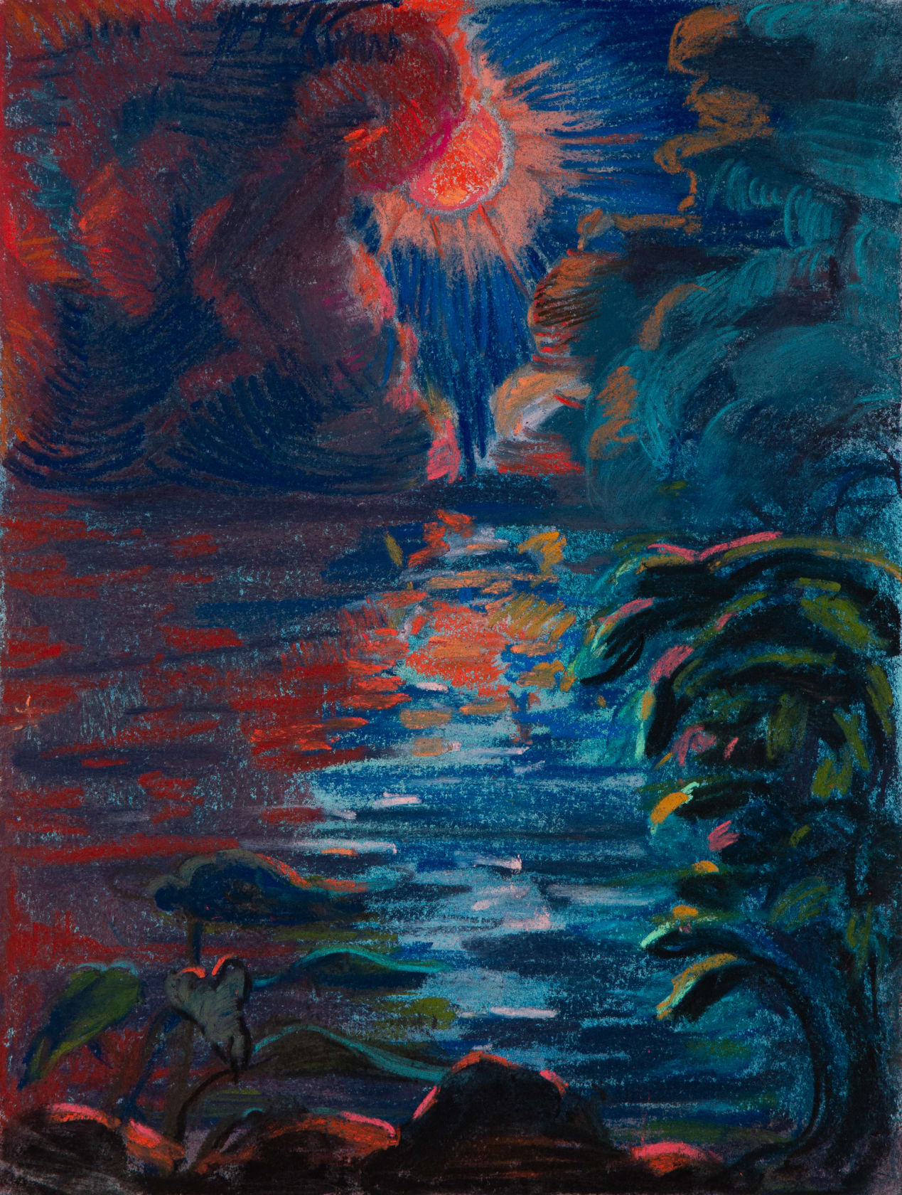 Rachel MacFarlane Witching Hour, 2025 Pastel on paper, 12 x 9 in. (30.5 x 22.9 cm)