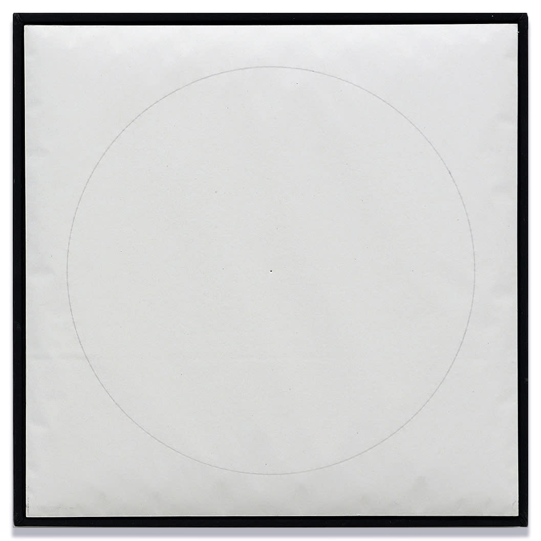 Ettore Spalletti Disegno (13), 1993-2010 Graphite on pressed tissue paper, cardboard box 8 1/4 x 8 1/4 x 1 3/8...