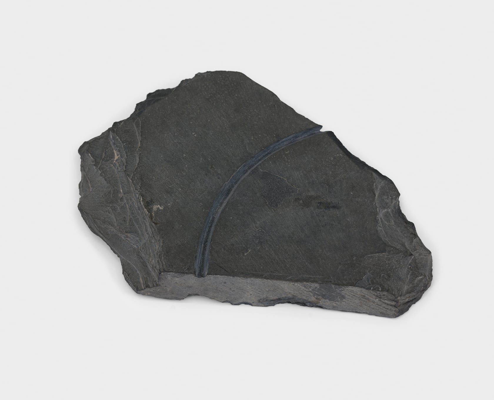 Robert Smithson Slate Grind #5, 1973 Ground slate 1 1/2 x 16 x 13 in. (3.8 x 40.6 x 33...