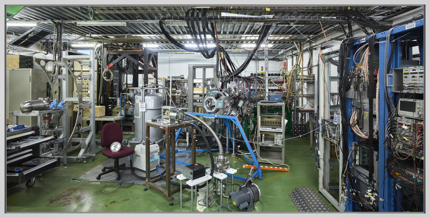 Thomas Struth Decay Station, ISOLDE, CERN, Meyrin, 2019 Inkjet print Image: 59 7/8 x 122 7/8 in. (152 x 312.2...