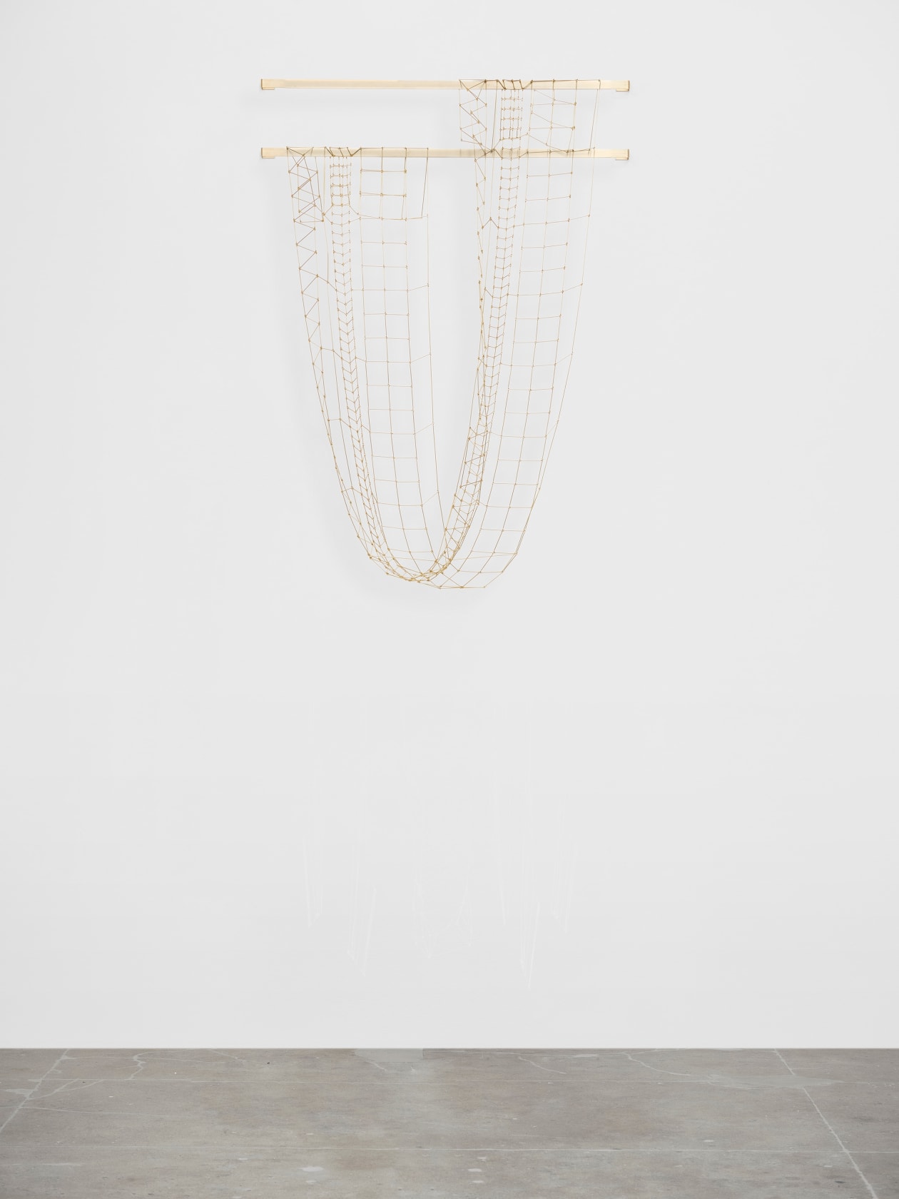 Leonor Antunes discrepancies with W.W. #19, 2025 Brass Dimensions variable