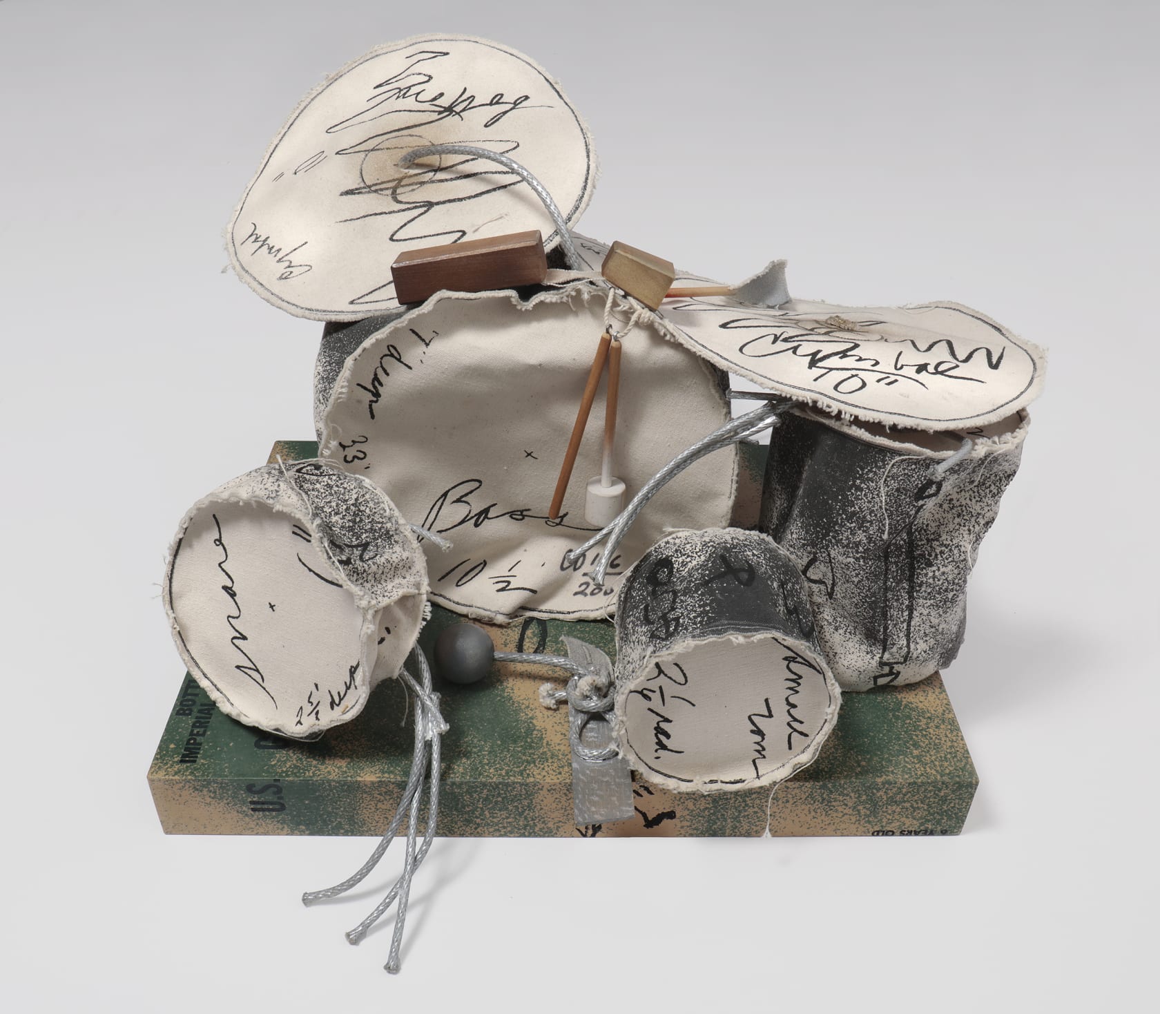 Claes Oldenburg, Miniature Soft Drum Set, 1969