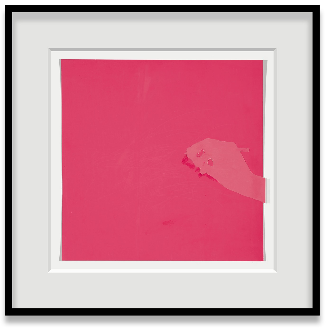 Giulio Paolini Senza titolo (Untitled), 1966 Collage on paper 15 3/4 x 15 3/4 in. (40 x 40 cm)