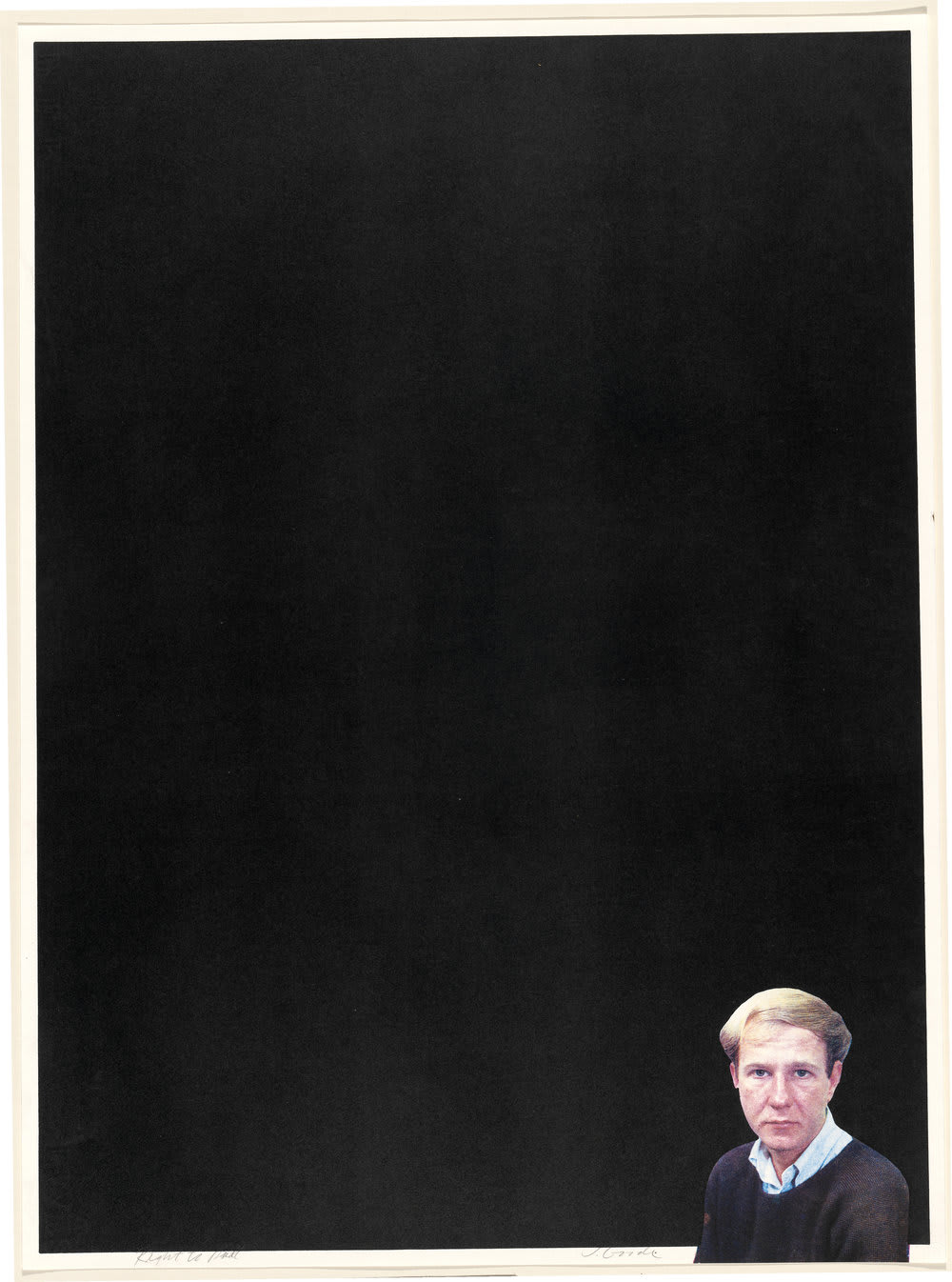 Joe Goode Untitled, n.d. Offset lithograph on Rives paper 29 1/8 x 21 3/8 in. (74 x 54.3 cm) Edition...