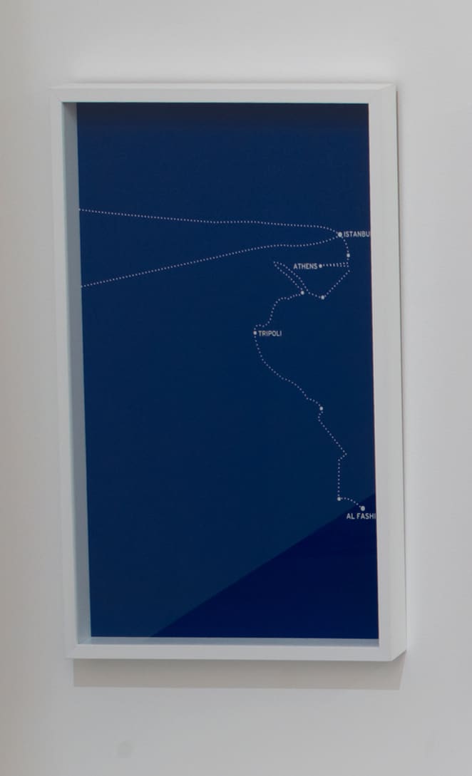 Bouchra Khalili The Constellations, Fig #8 (Alfashir-Istanbul),, 2011