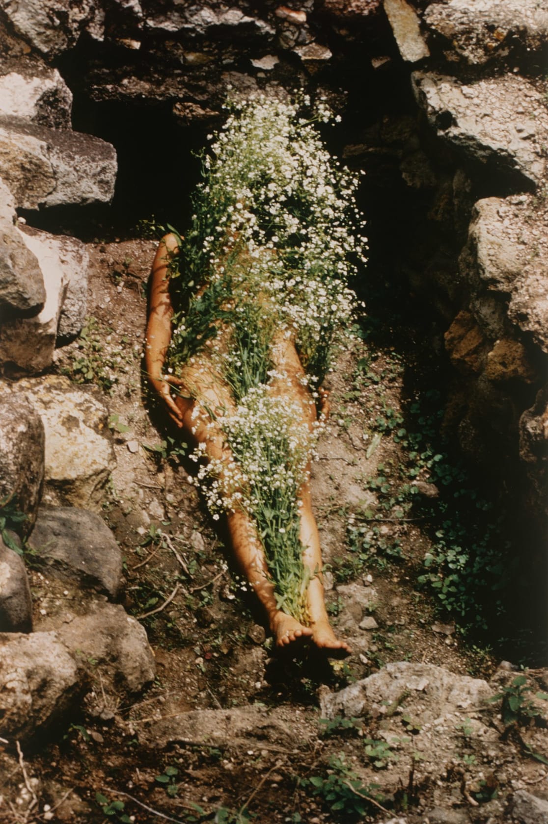Ana Mendieta, Imágen de Yágul, 1973