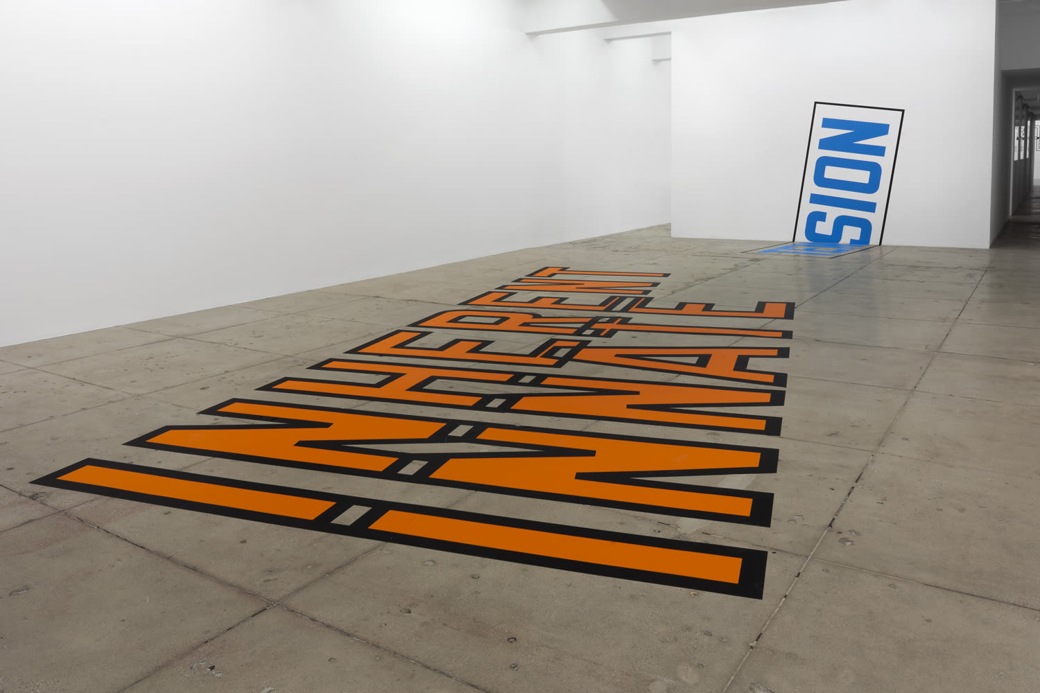 Lawrence Weiner INHERENT INNATE TENSION, 2015