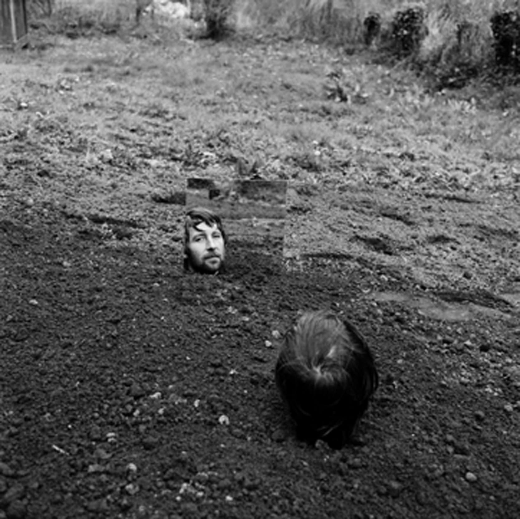 Keith Arnatt Self-Burial with Mirror, edition 1/10, 1969
