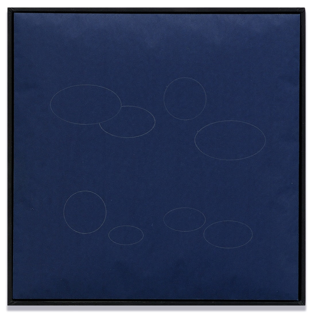 Ettore Spalletti Disegno (8), 1993-2010 White pencil on pressed tissue paper, cardboard box 8 1/4 x 8 1/4 x 1...