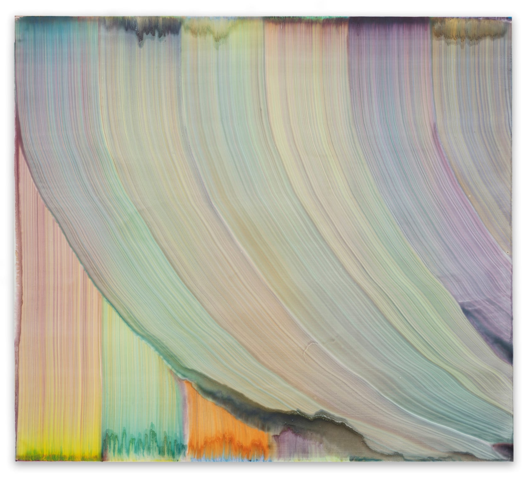 Bernard Frize Otona, 2002 Acrylic and resin on canvas 63 x 71 in. (160 x 180.3 cm)