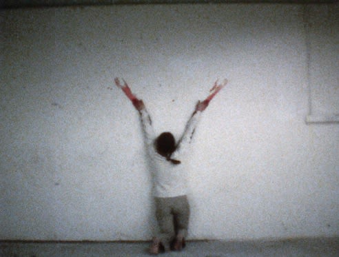 Ana Mendieta, Body Tracks, 1974