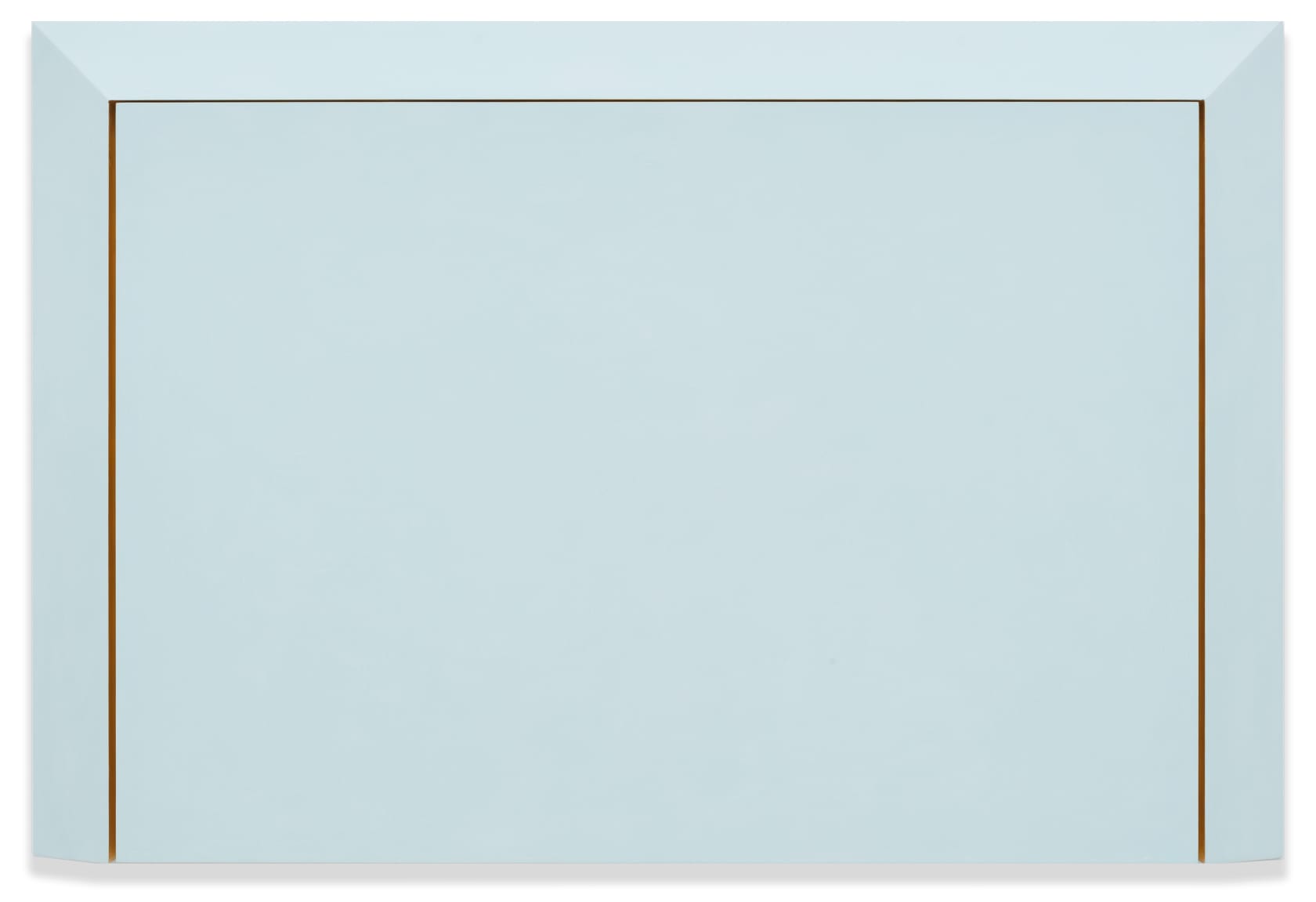 Ettore Spalletti Le rayon vert, 2002 Color impasto on board, gold leaf 27 1/2 x 41 3/8 x 1 3/4...