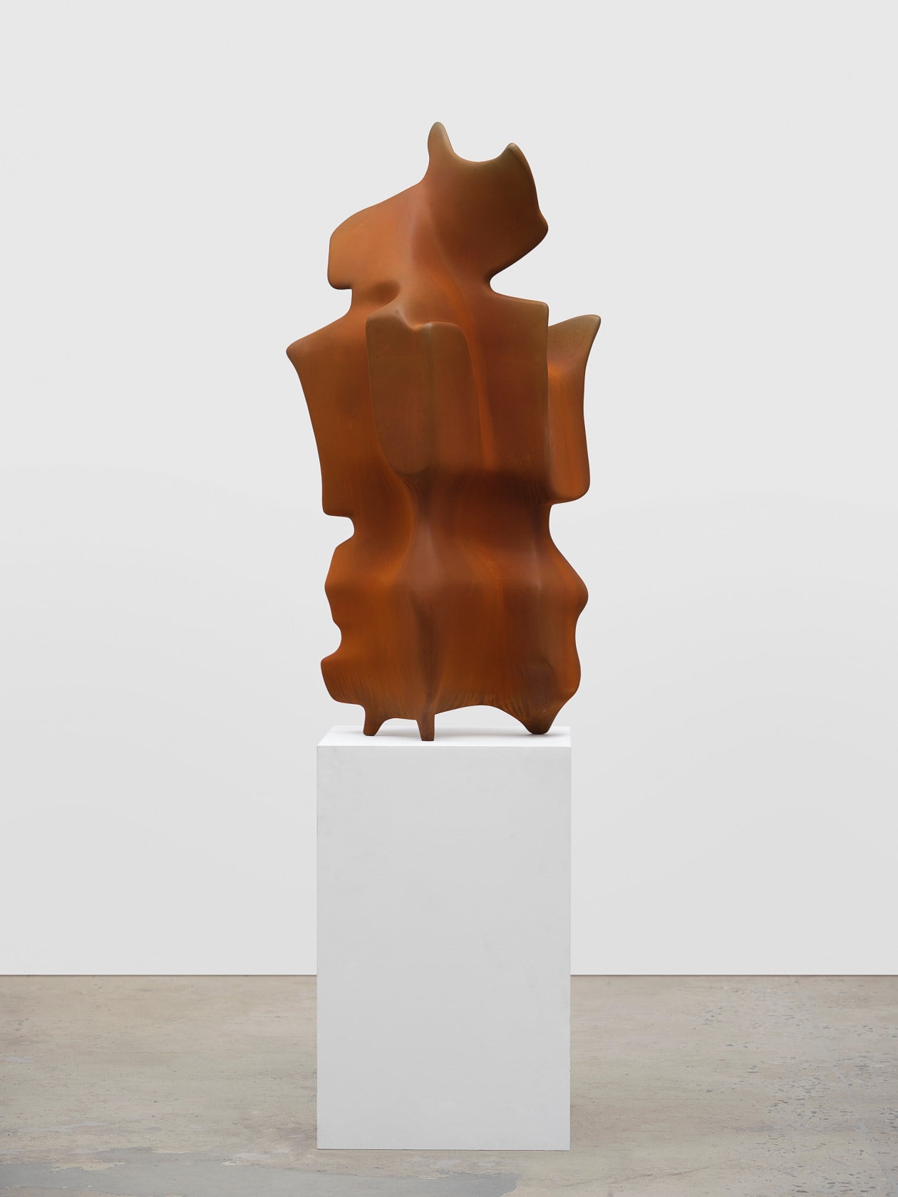 Tony Cragg Stand, 2024 Corten steel 49 5/8 x 17 3/4 x 21 5/8 in. (126 x 45 x 55...