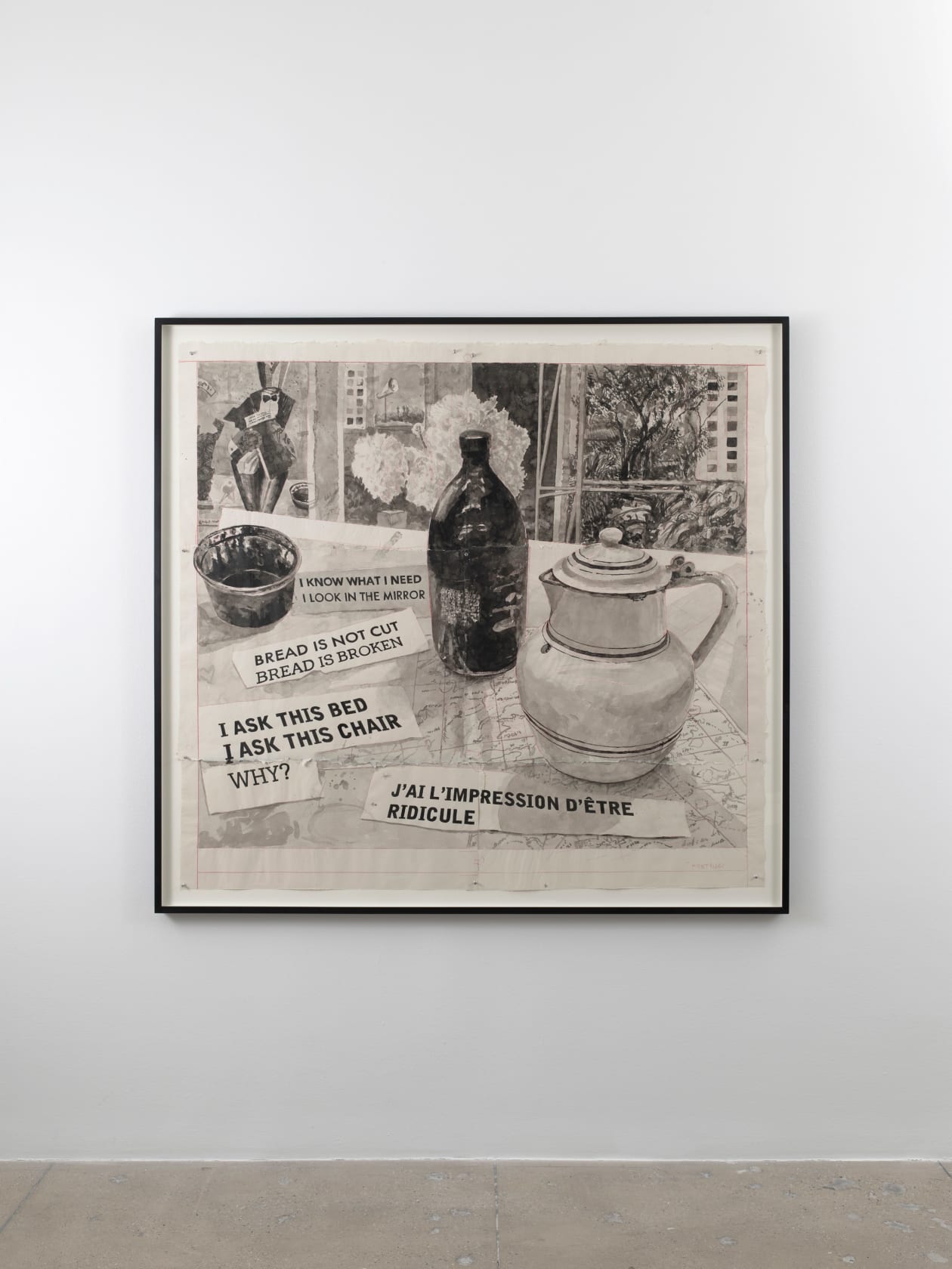 William Kentridge, J'ai l'impression d'être ridicule, 2023