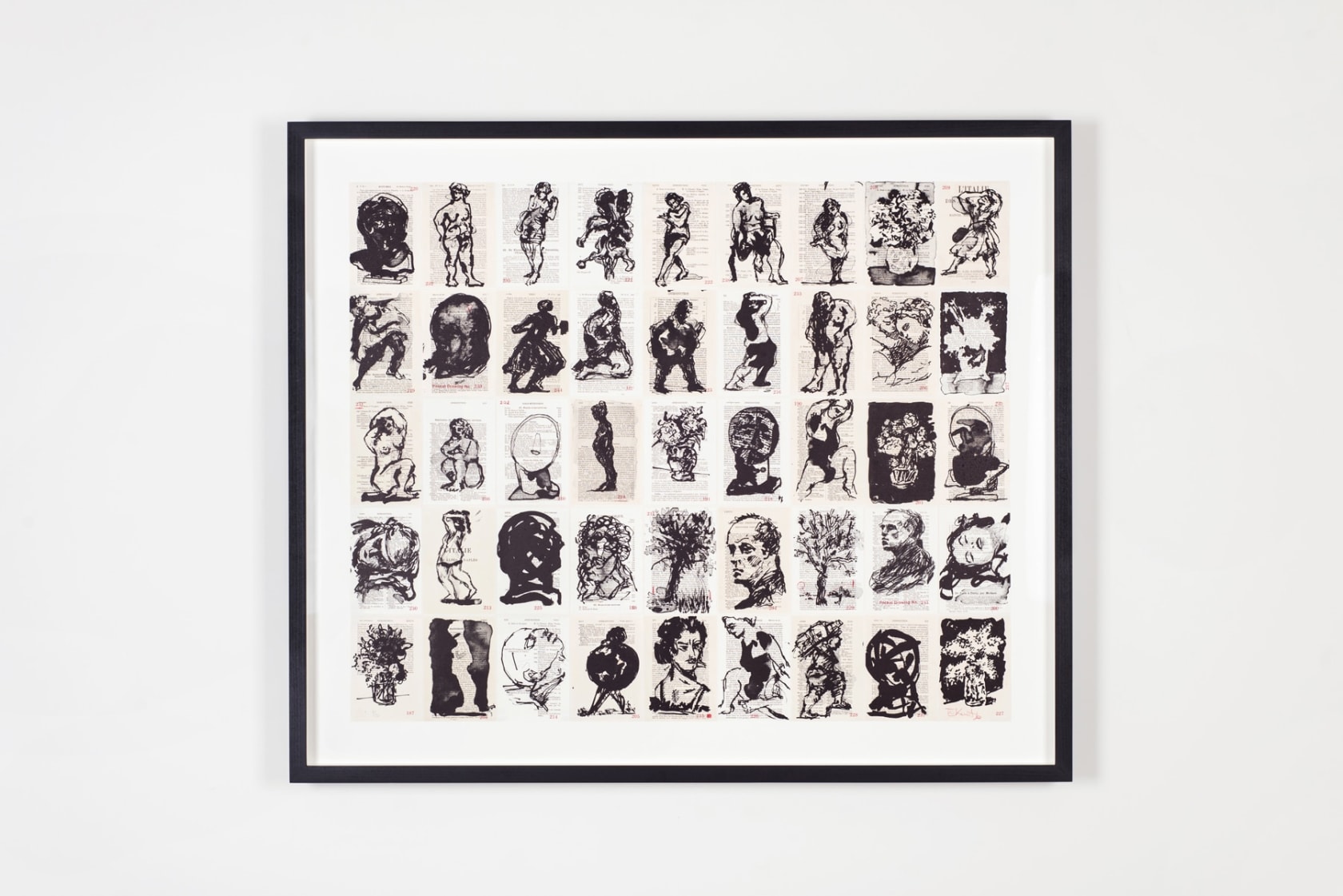 William Kentridge Pocket Drawings 187-241, 2016