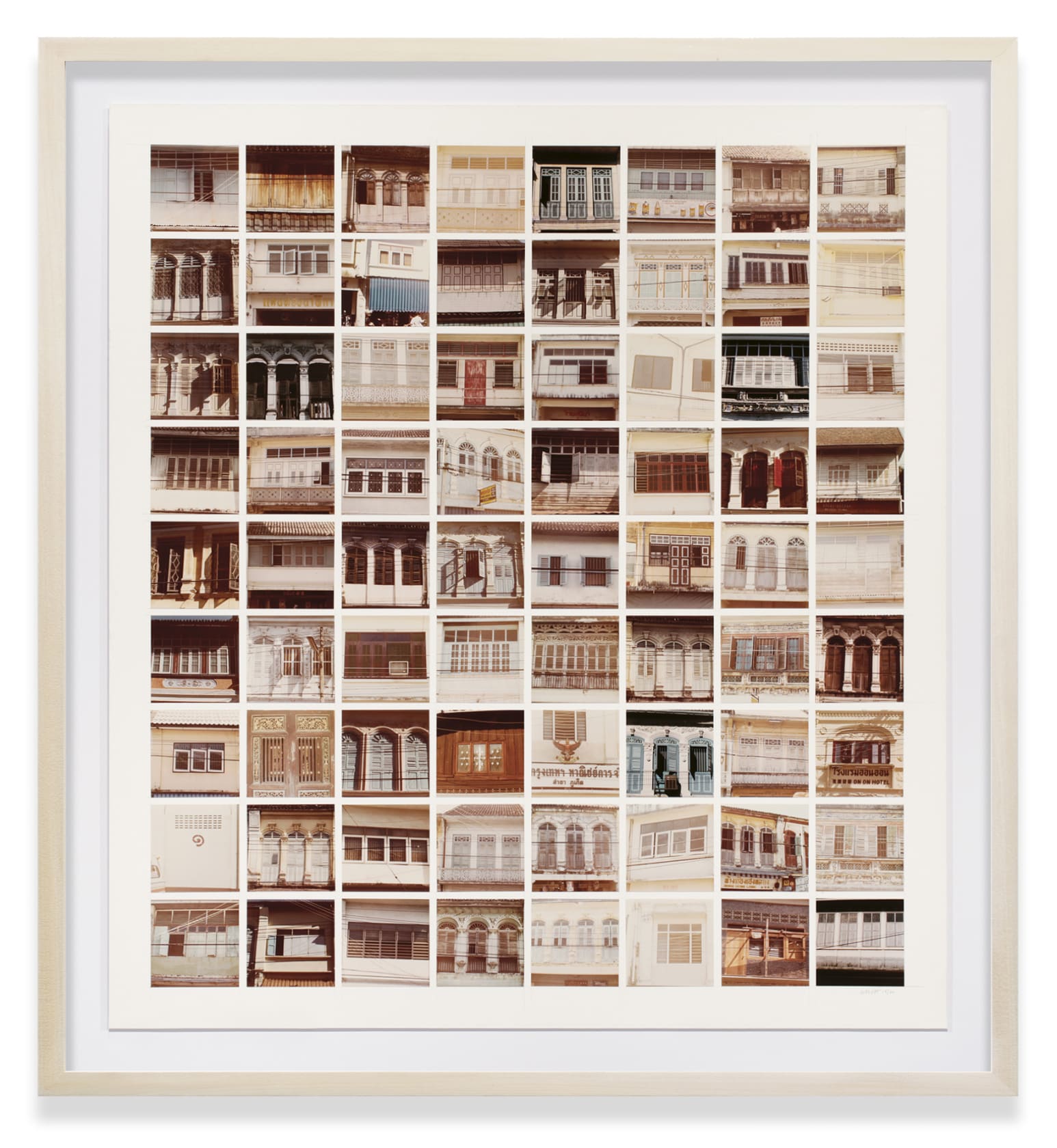 Sol LeWitt Windows, 1980 72 photographs on Kodak Ektacolor, 74 RC Paper dry-mounted on Museum Mount Board Photo: 3 1/4...