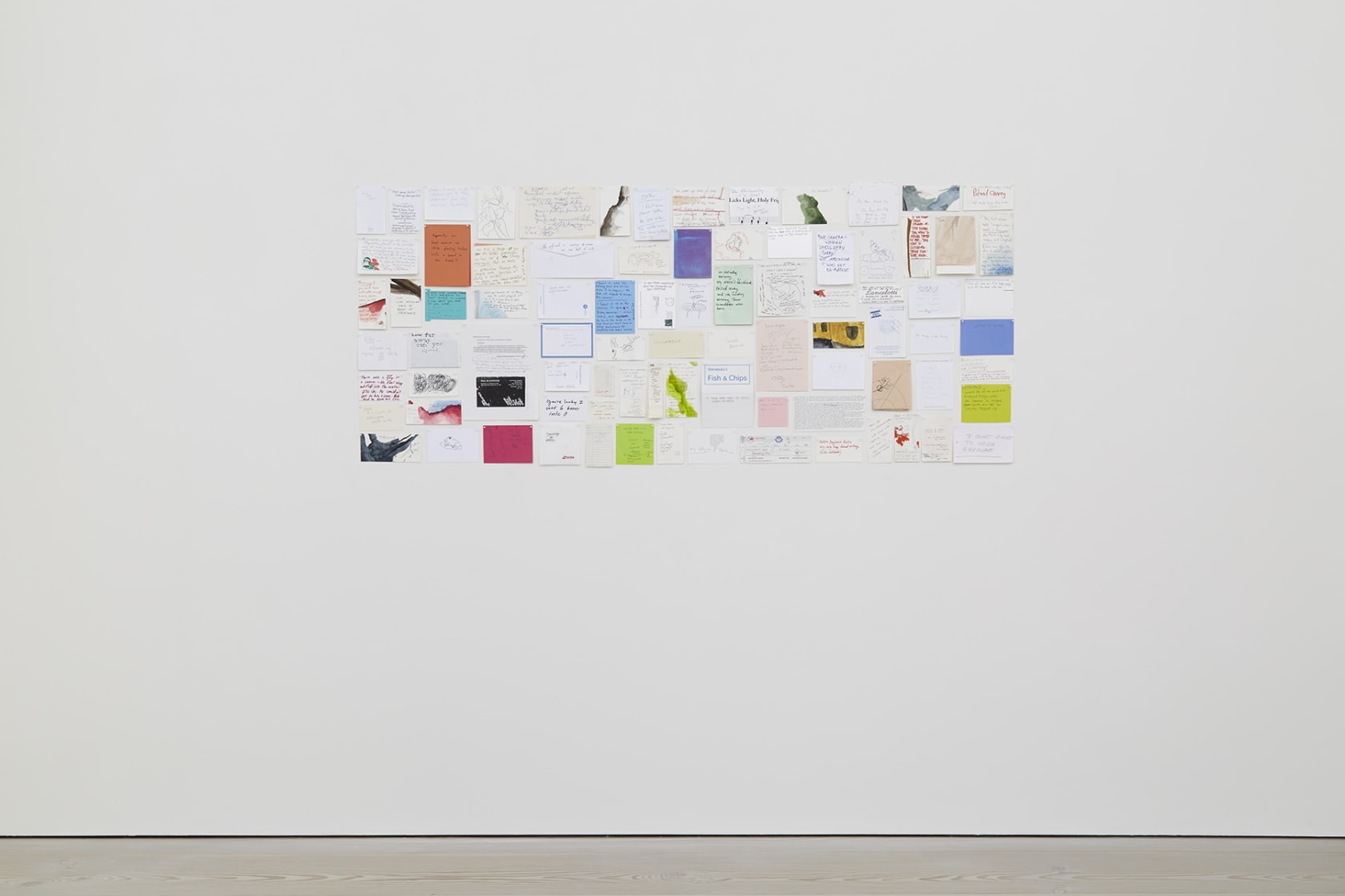 Joseph Grigely I don't want to hear anymore, 2016