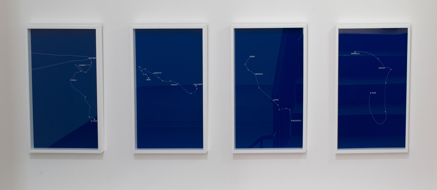 Bouchra Khalili The Constellations, Fig #8 (Alfashir-Istanbul),, 2011