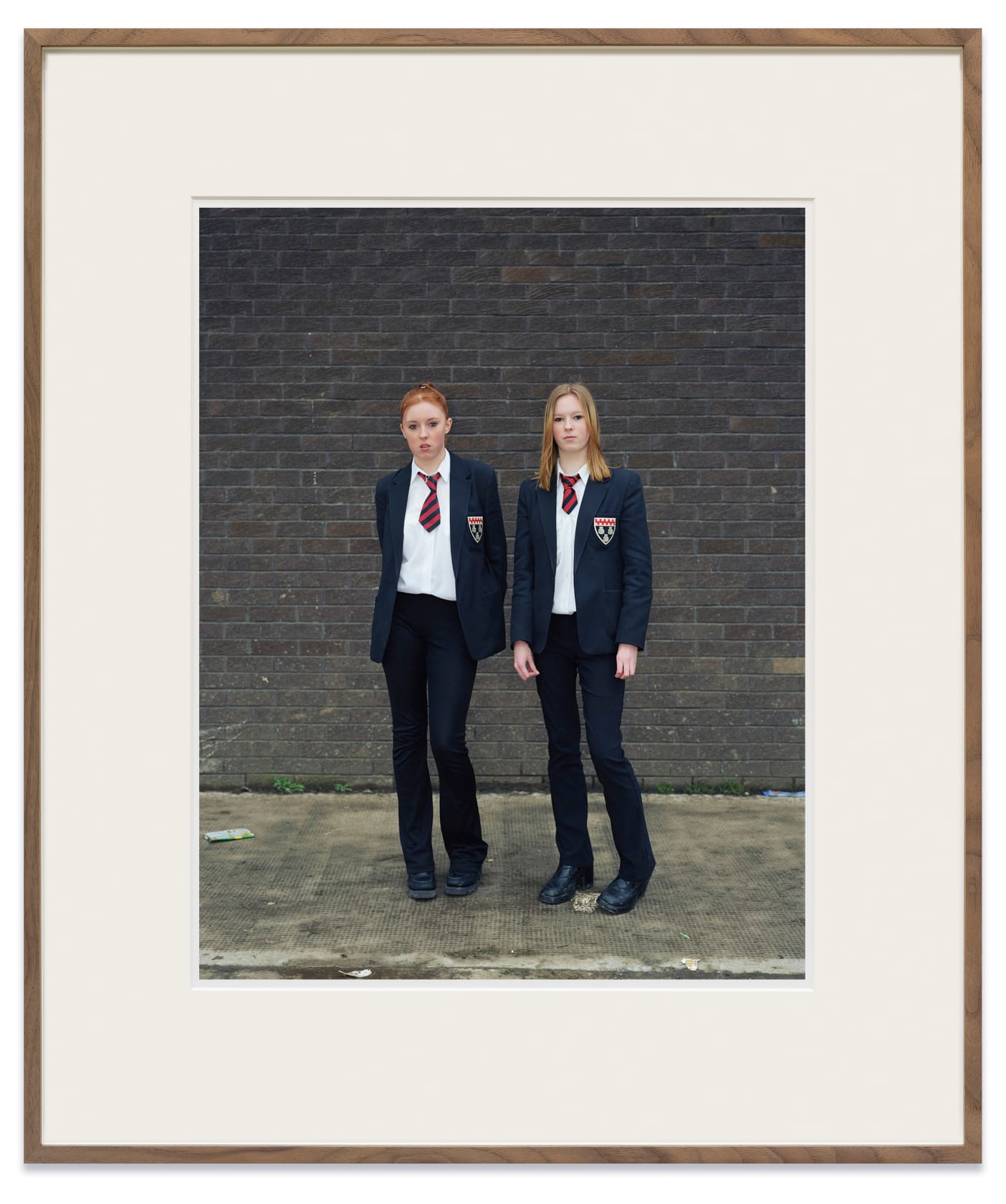 Rineke Dijkstra Ponteland Highschool, Newcastle, UK, February 17, 2000, 2023 Archival inkjet print Image: 16 1/2 x 13 in. (42...