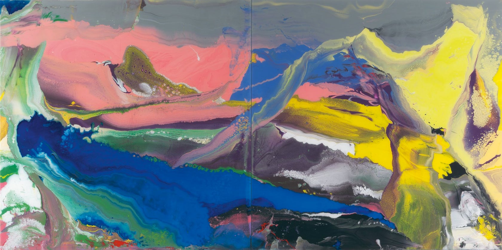Gerhard Richter, 933-4 Flow, 2013