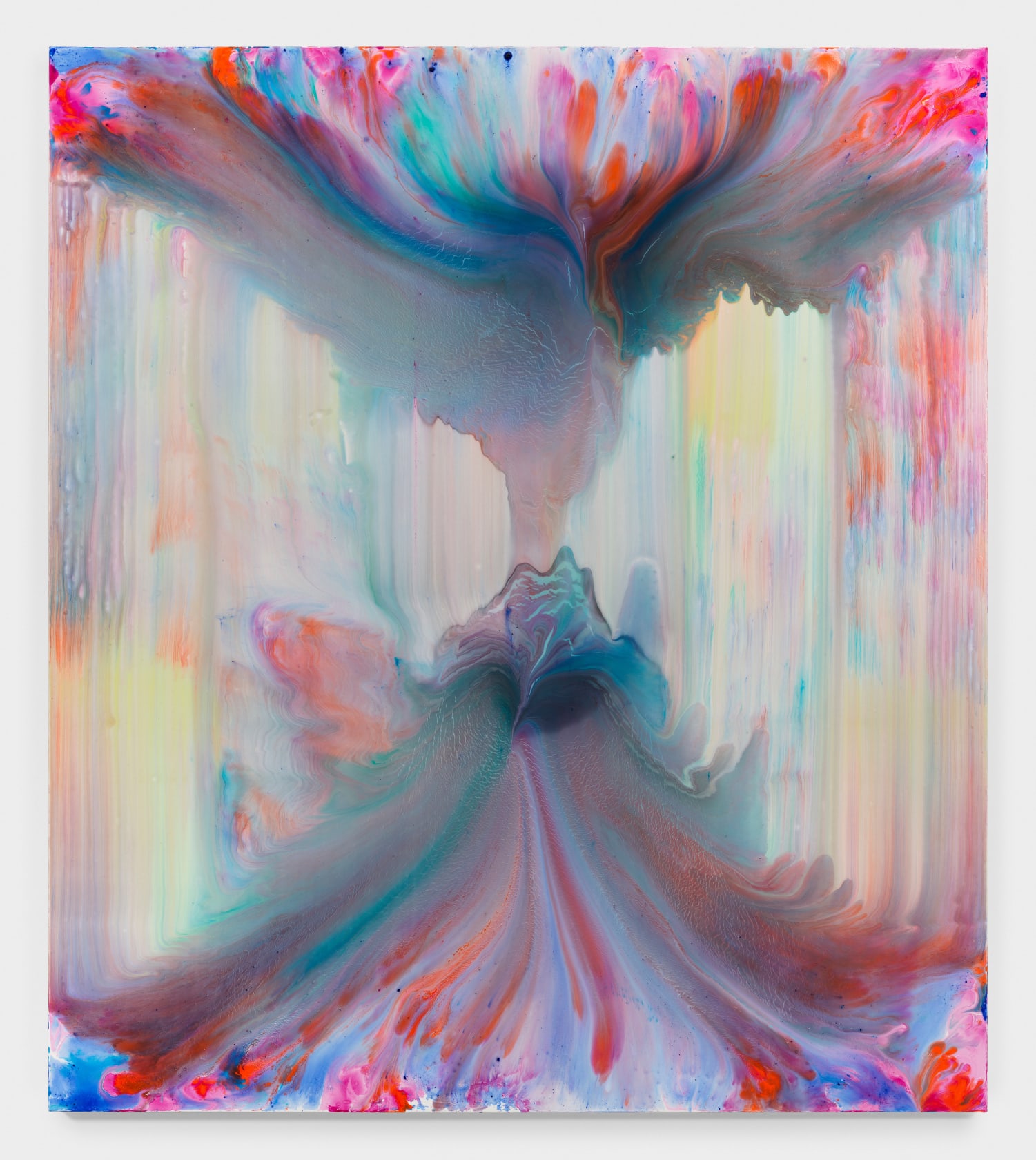 Bernard Frize Gise, 2023 Acrylic and resin on canvas 70 7/8 x 63 in. (180 x 160 cm)