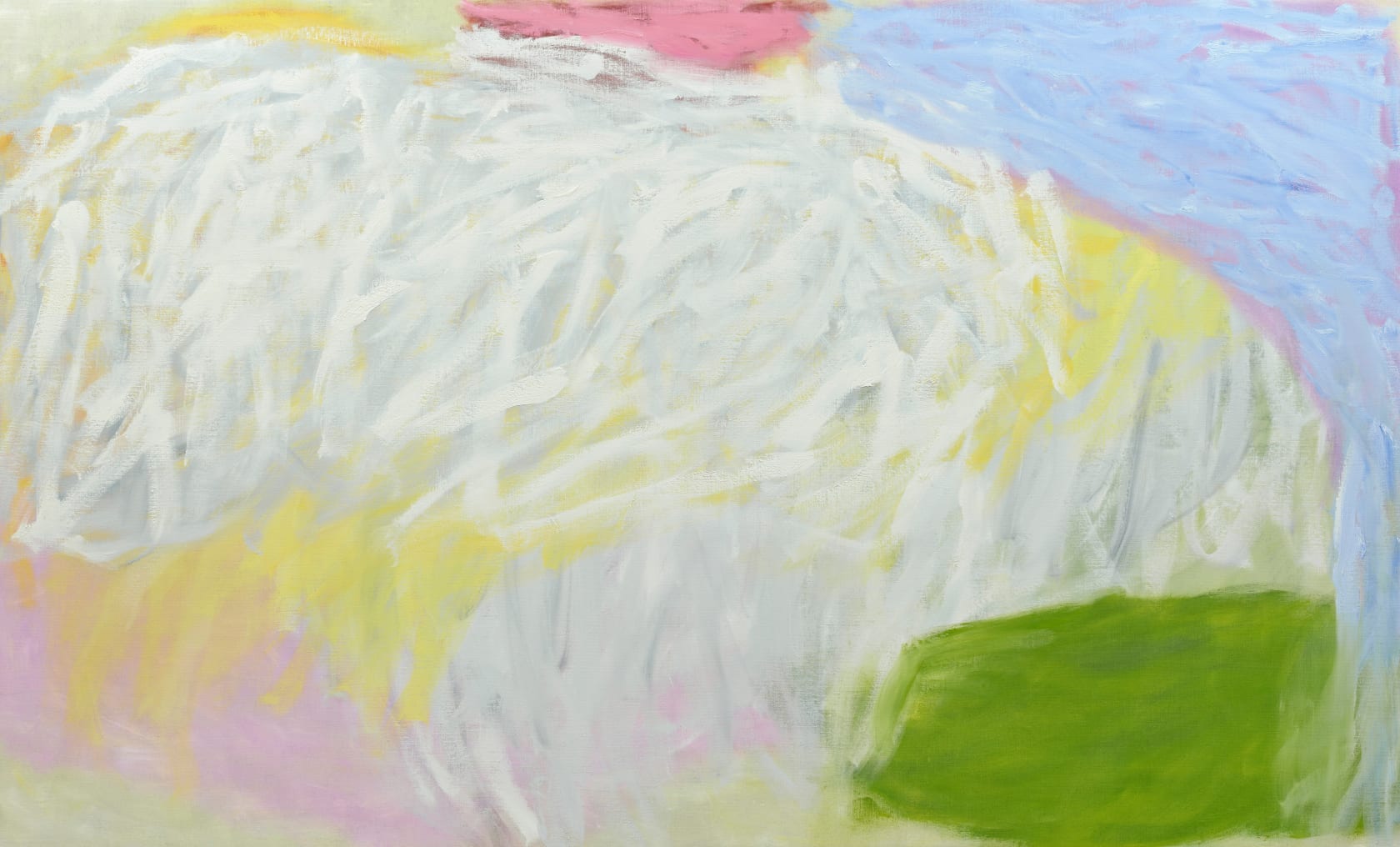 Jongsuk Yoon Flowers, 2025 Oil on canvas 90 1/2 x 149 5/8 x 1 1/8 in. (230 x 380 x...