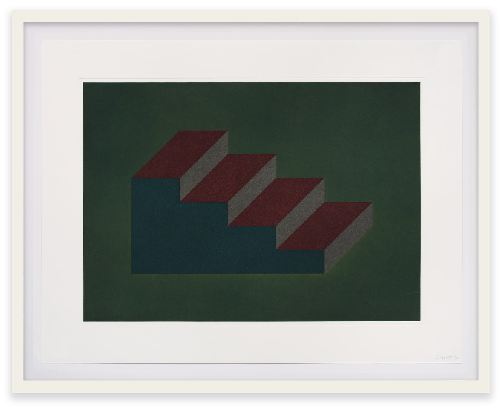 Sol LeWitt, Forms Derived from a Cubic Rectangle #10, 1990