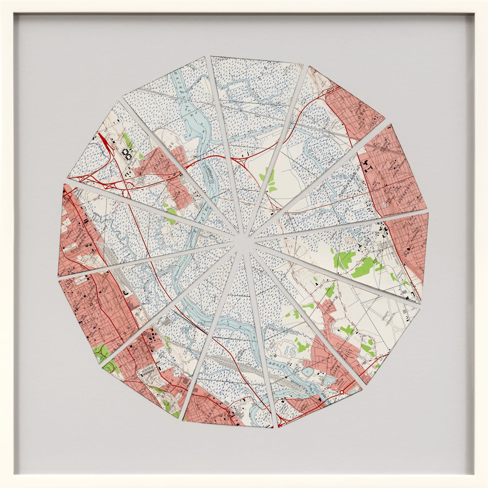 Robert Smithson, Map Triangles for Non-Site #2, n.d.