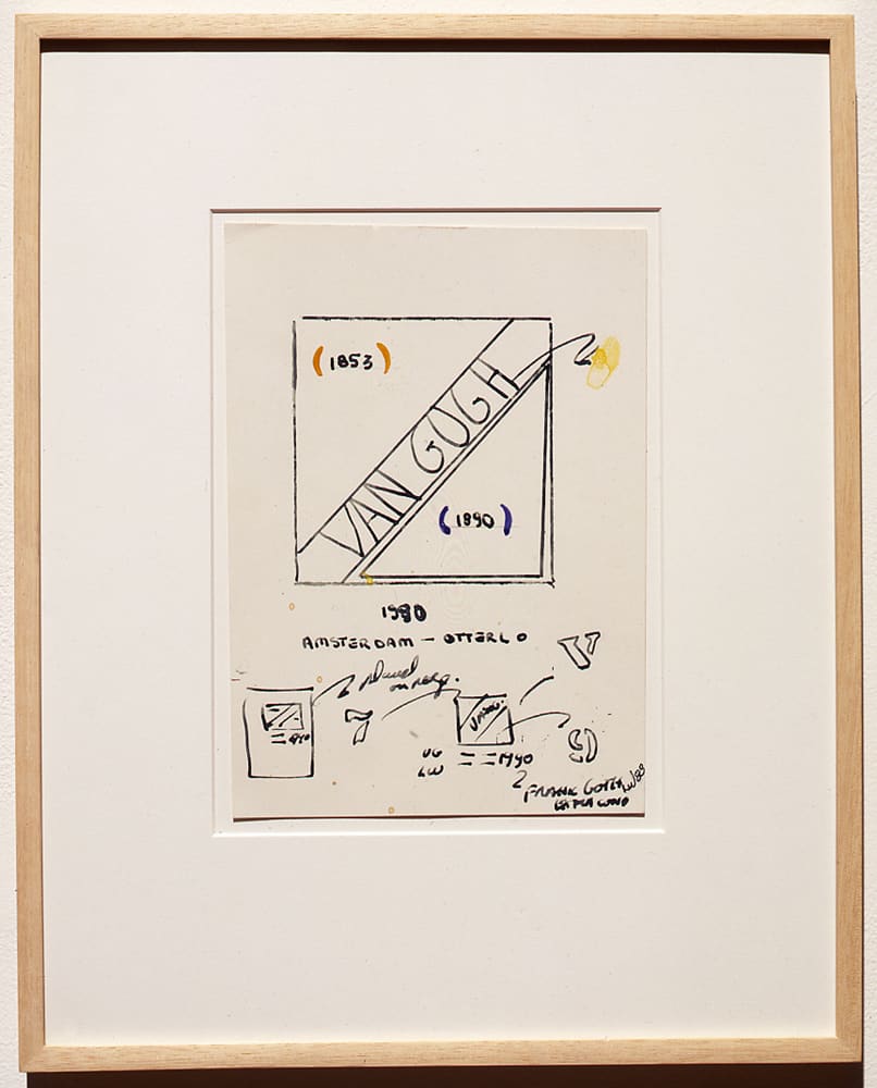 Lawrence Weiner Van Gogh, 1989