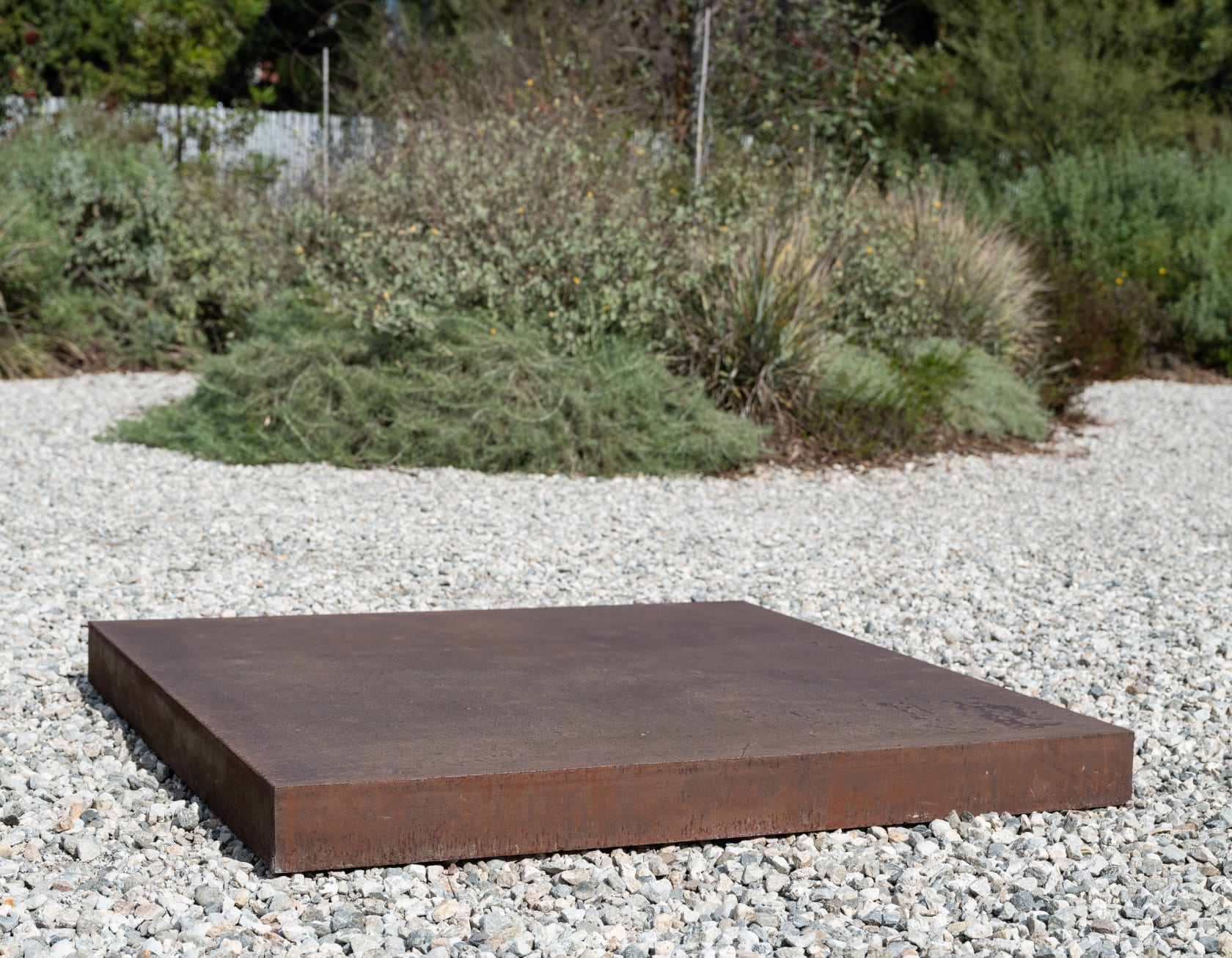 Bruce Nauman Dark, 1968 Steel 48 x 48 x 4 in. (121.9 x 121.9 x 10.2 cm)