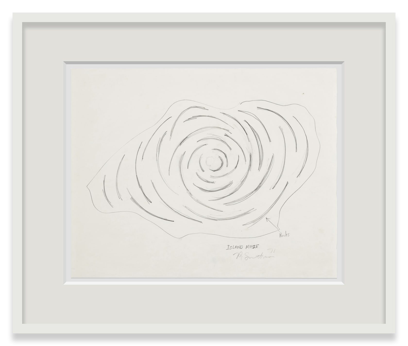 Robert Smithson, Island Maze, 1971