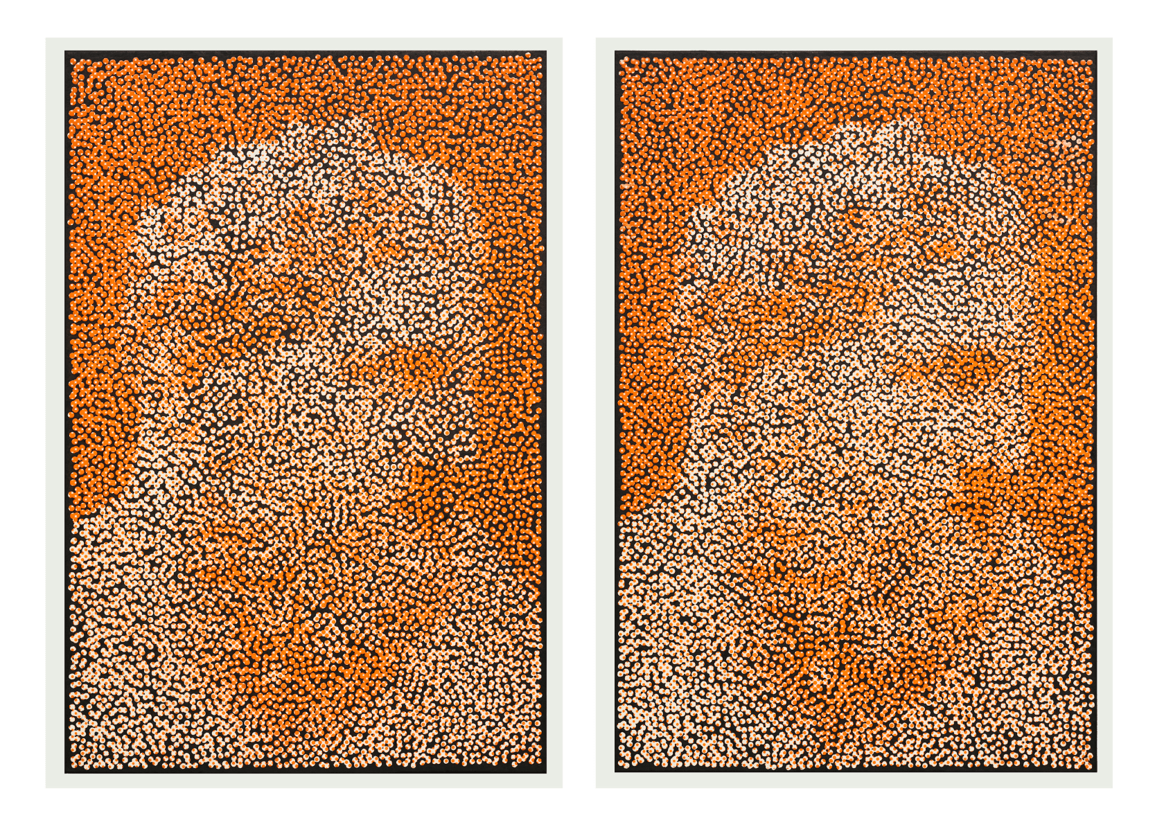 Daniel Boyd, Untitled (RFVSFWS), Untitled (WWFMIKI), 2025