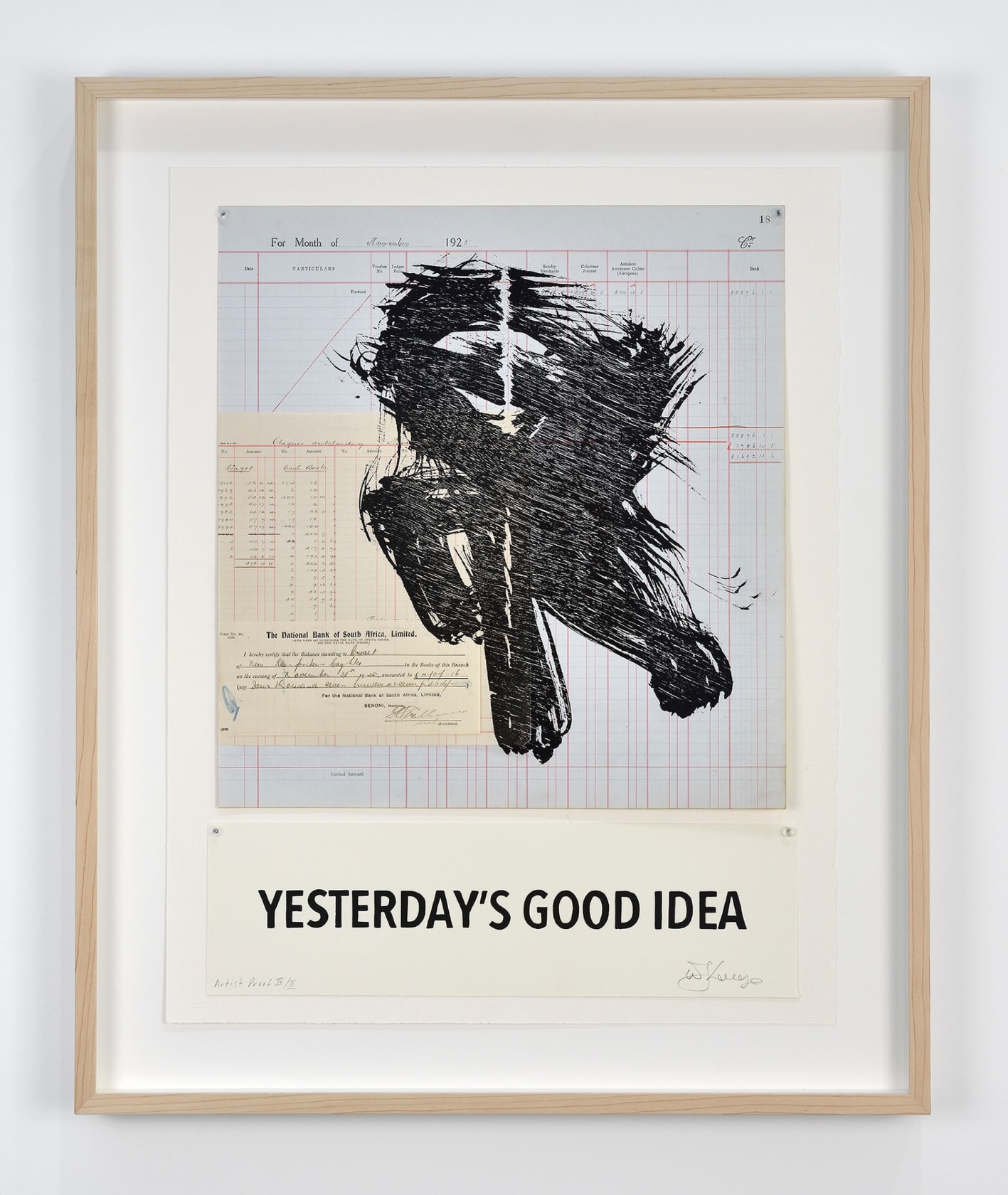 William Kentridge Yesterday's Good Idea, 2016