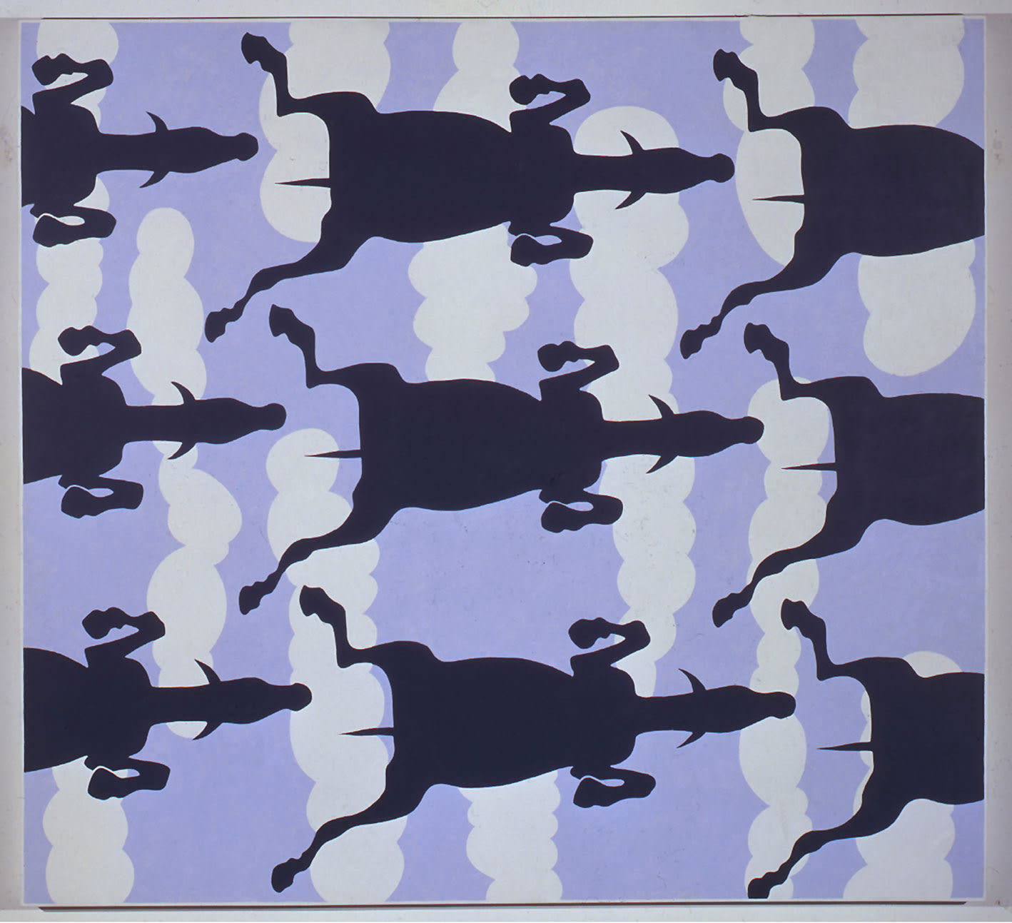John Wesley Untitled (Horses & Clouds), 1989