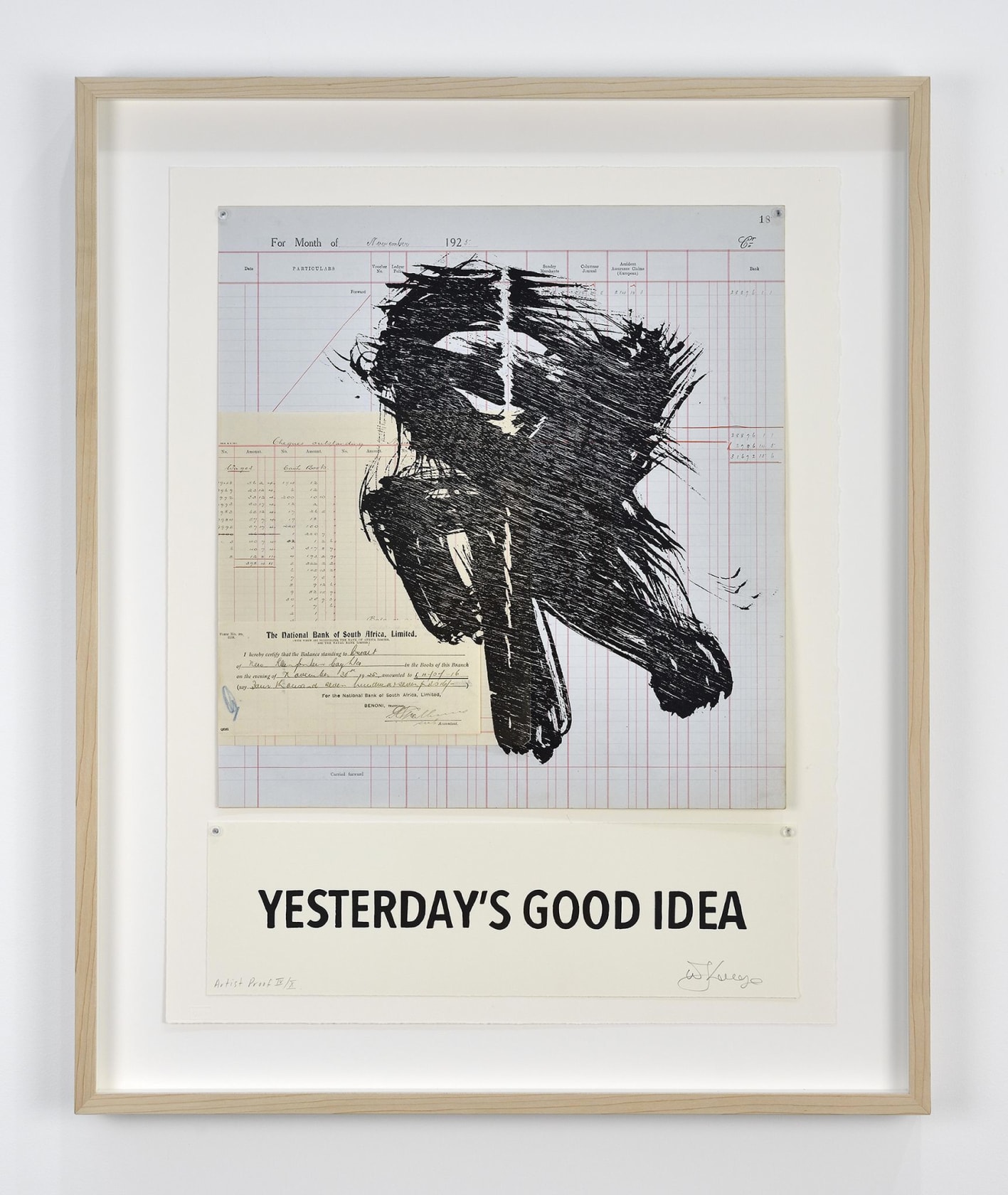 William Kentridge Yesterday's Good Idea, 2016