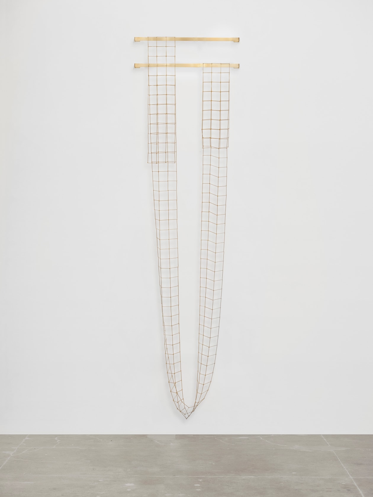 Leonor Antunes discrepancies with W.W. #13, 2025 Brass Dimensions variable