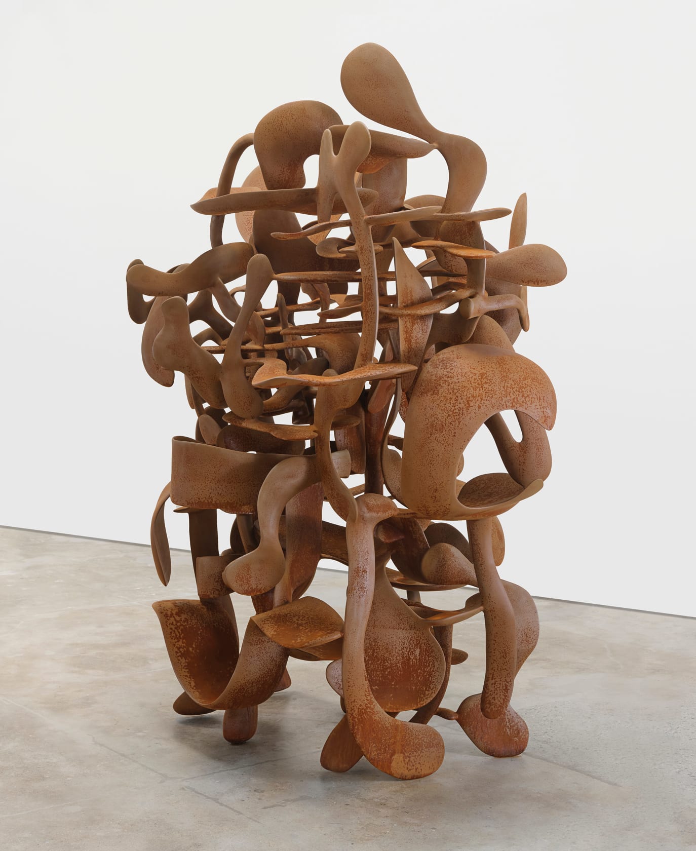 Tony Cragg Hedge, 2023 Corten steel 83 7/8 x 69 1/4 x 51 1/8 in. (213 x 176 x 130...