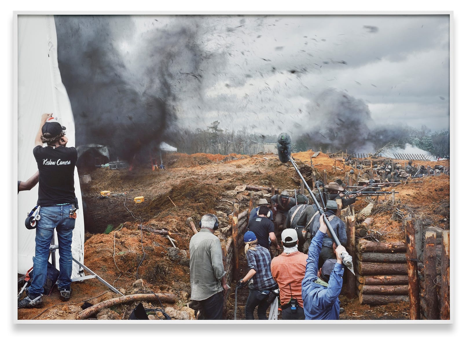 An-My Lê Fragment I: Battle of Corinth, Film Set (Free State of Jones), Bush, Louisiana, courtesy of STX films, from...