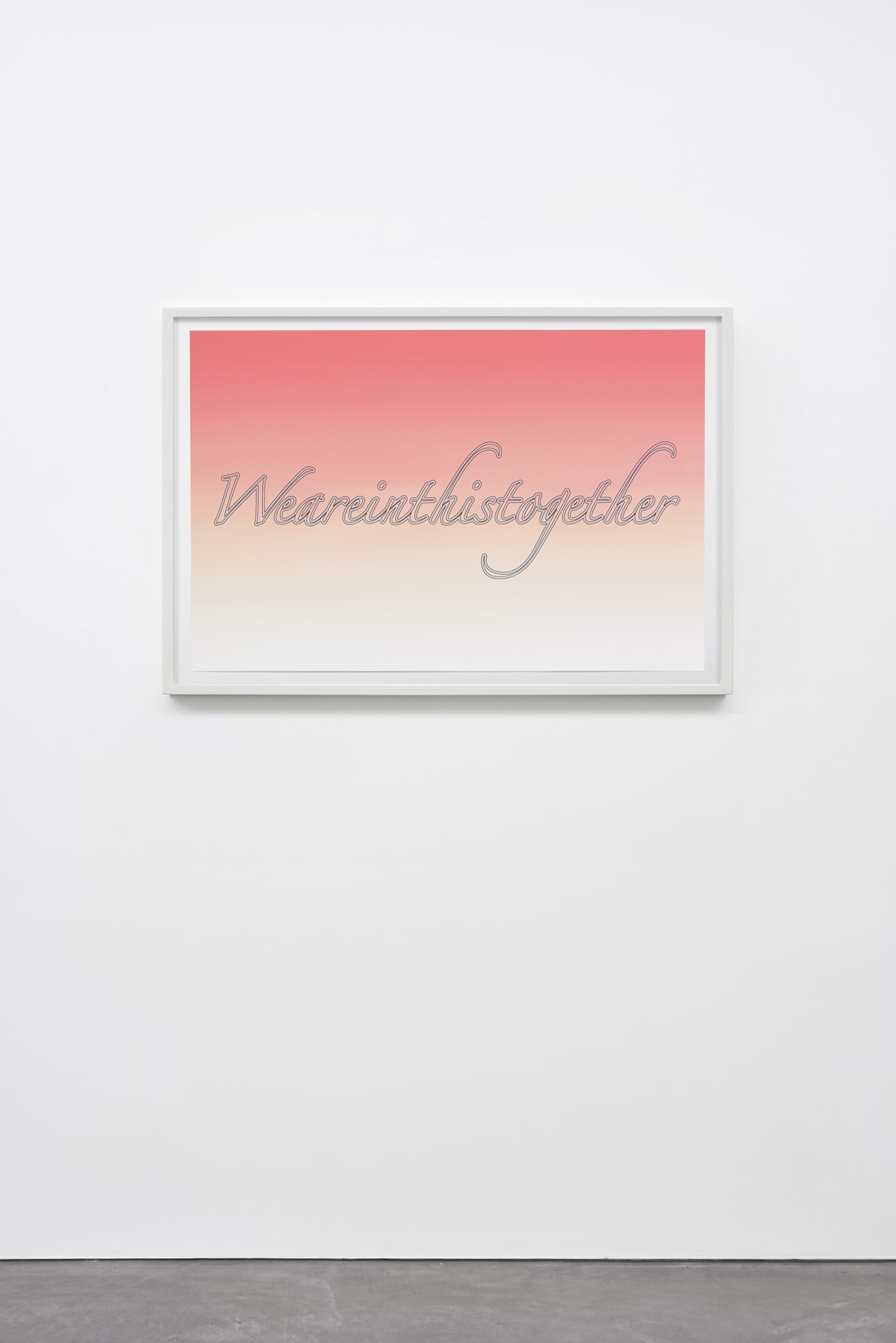 Tavares Strachan, We Are In This Together (Silkscreen), 2020