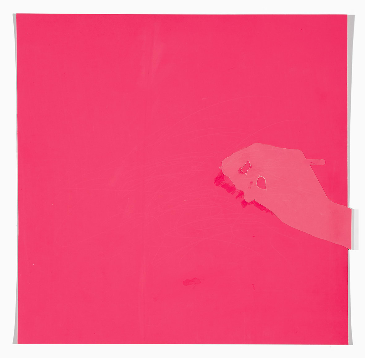 Giulio Paolini Senza titolo (Untitled), 1966 Collage on paper 15 3/4 x 15 3/4 in. (40 x 40 cm)